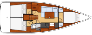 Oceanis 38 Interni Cruiser 1