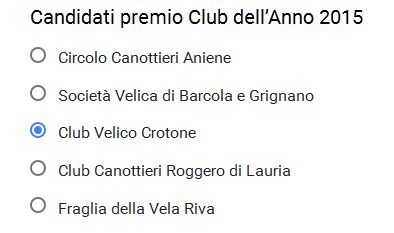 Il Club Velico Crotone è nella top 5 dei club italiani